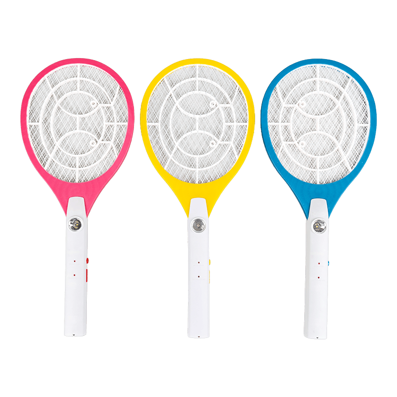 FF-678 LED-uri în 3 culori cu mufă baterie plumb-acid 400 mAh apăsător electric de țânțari