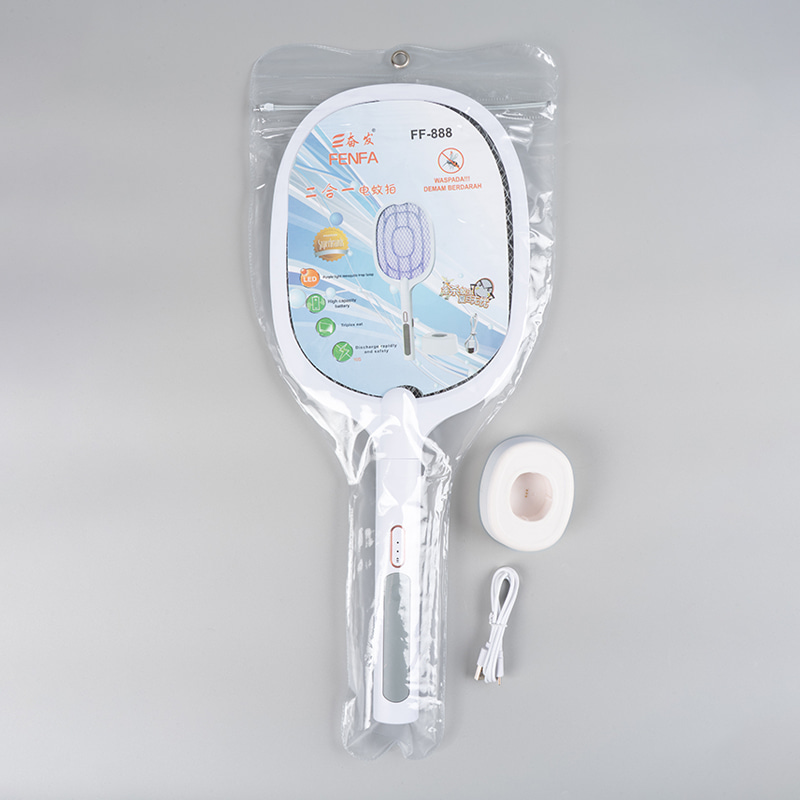 FF-888 Wave LED 1200mAh Swatter pentru țânțari, reîncărcabil prin USB FF-888 Wave LED 1200mAh Swatter pentru țânțari, reîncărcabil prin USB