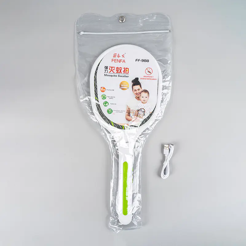 Baterie de litiu reîncărcabilă FF-988 de 1200 mAh cu lumină LED, scuter de țânțari electric multifuncțional Baterie de litiu reîncărcabilă FF-988 de 1200 mAh cu lumină LED, scuter de țânțari electric multifuncțional